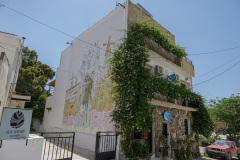 Pitsidia - Mural bei dem leckeren veganen Restaurant Green Kukunari